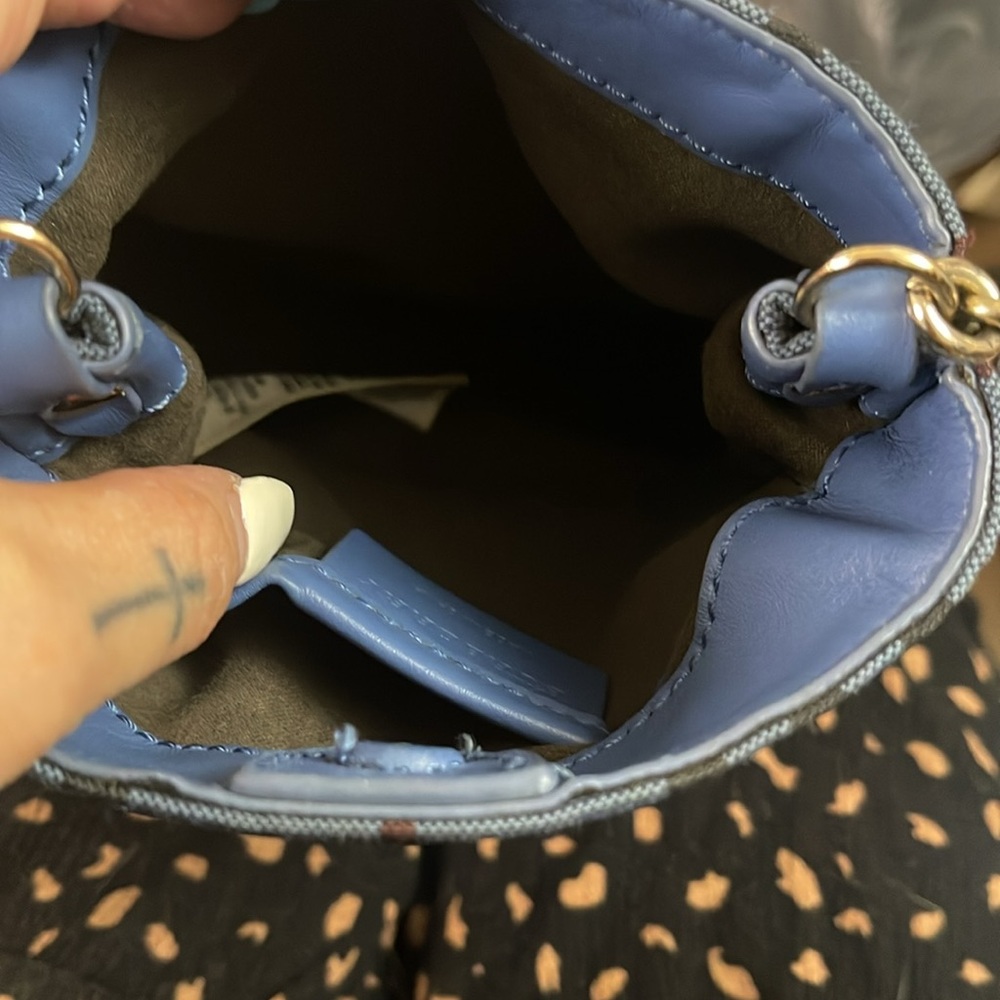 Authentic Burberry Blue Bucket bag - Picture 4 of 9